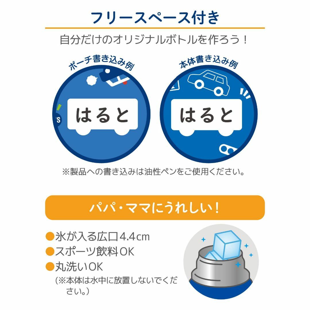 色:ブルーグリーンサーモス 水筒 真空断熱ストローボトル 400ml ブルー インテリア/住まい/日用品のキッチン/食器(弁当用品)の商品写真