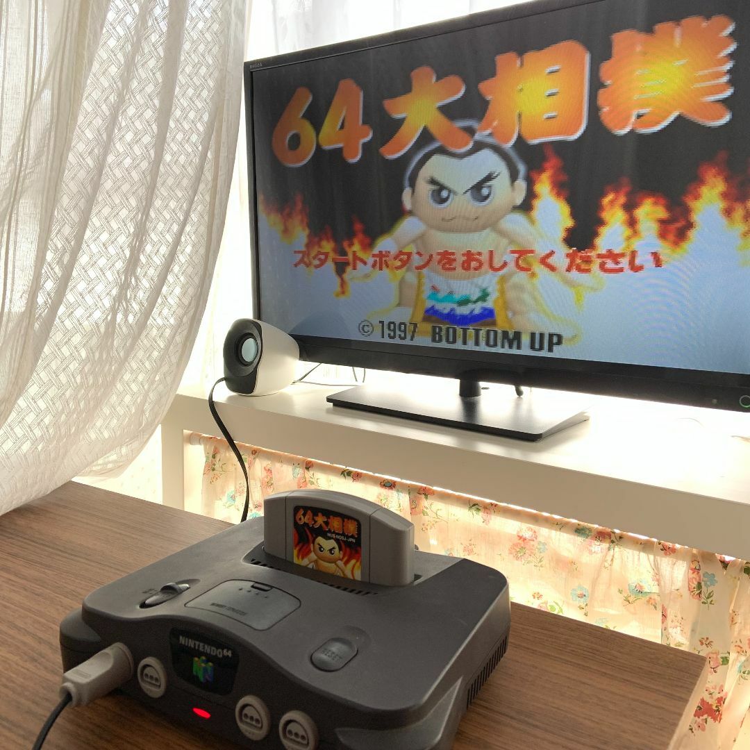 ６４大相撲、６４大相撲2／ニンテンドー64 ソフト 2本セット エンタメ/ホビーのゲームソフト/ゲーム機本体(家庭用ゲームソフト)の商品写真