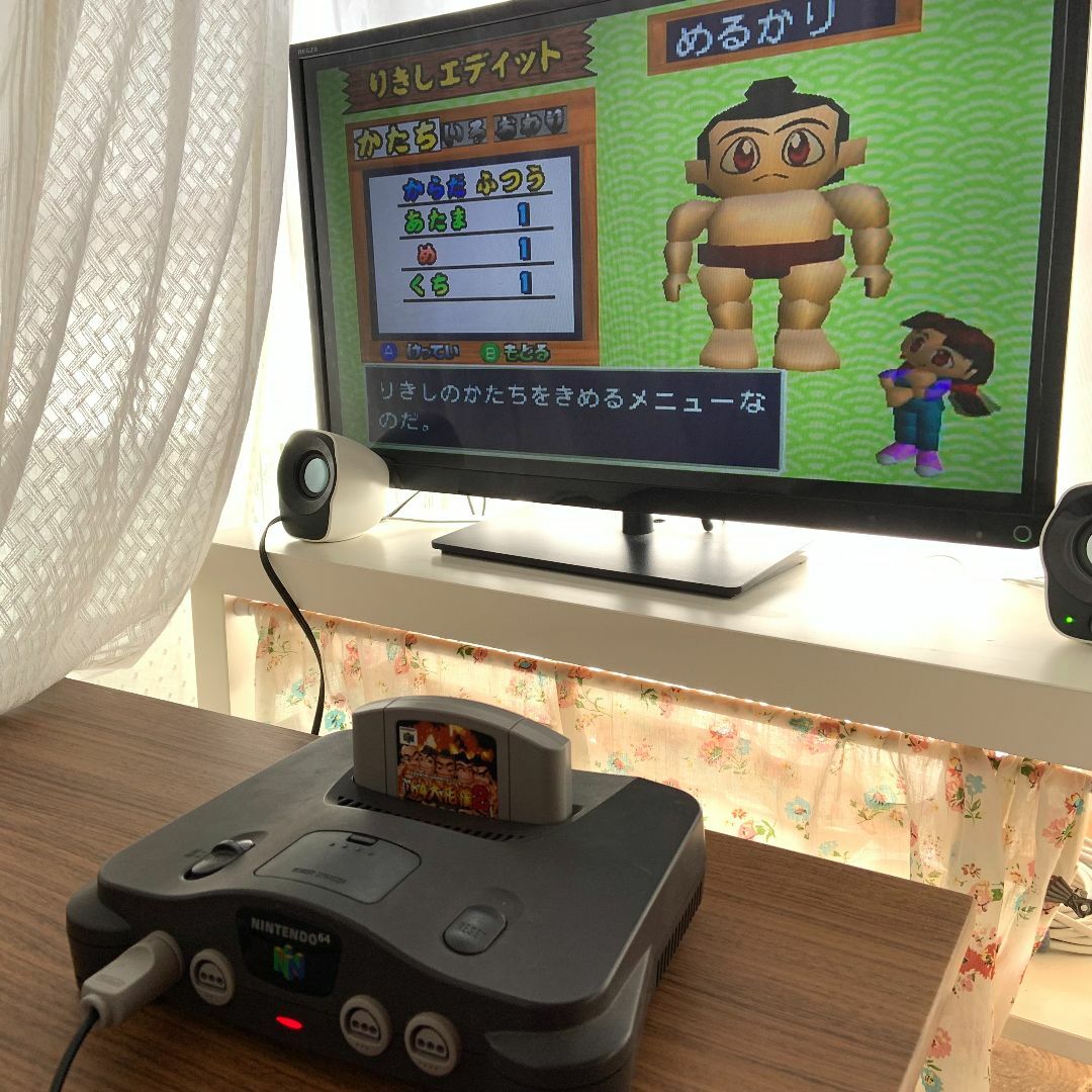 ６４大相撲、６４大相撲2／ニンテンドー64 ソフト 2本セット エンタメ/ホビーのゲームソフト/ゲーム機本体(家庭用ゲームソフト)の商品写真