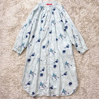 美品✨️ graniph グラニフ ムーミン シャツワンピース　MOOMIN