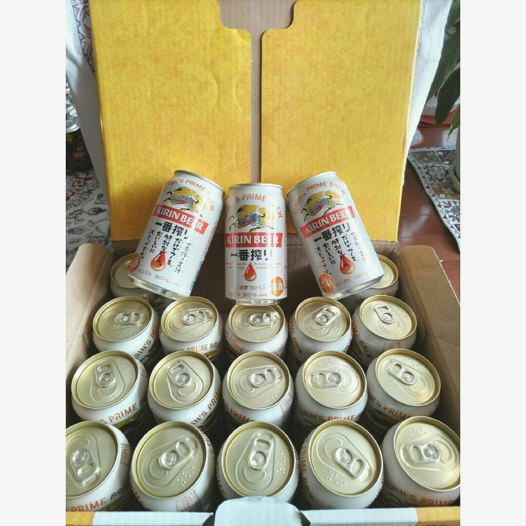 キリン(キリン)のキリンビール一番搾り　350ml×20缶 食品/飲料/酒の酒(ビール)の商品写真