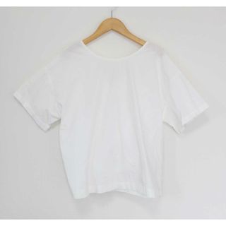 レイビームス(Ray BEAMS)の【春夏物 新入荷】●Ray BEAMS/レイビームス●バックリボンコットンブラウスプルオーバー/半袖 ホワイト/白 レディース 【中古】春夏 623042(シャツ/ブラウス(半袖/袖なし))