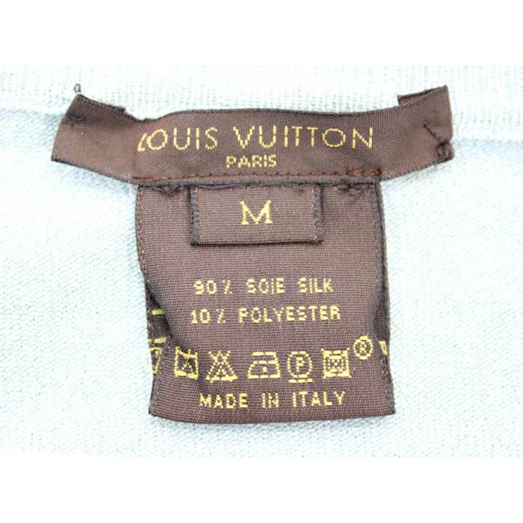 LOUIS VUITTON(ルイヴィトン)の【春物 新入荷】‡LOUIS VUITTON/ルイヴィトン‡シルクニットカーディガン/長袖 ライトブルー/水色 レディース M【中古】 春夏 423042 レディースのトップス(カーディガン)の商品写真