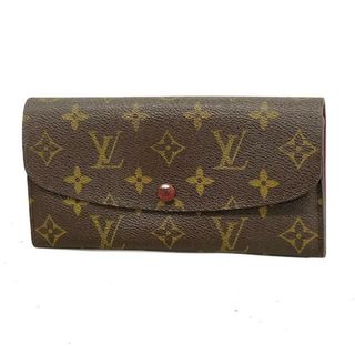 ルイヴィトン(LOUIS VUITTON)の【4ge4599】ルイヴィトン 長財布/モノグラム/ポルトフォイユエミリー/M60136/ルージュ【中古】レディース(財布)