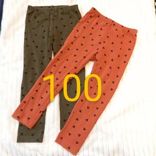 ユニクロ(UNIQLO)のユニクロ　レギンス　100 ２枚セット(パンツ/スパッツ)