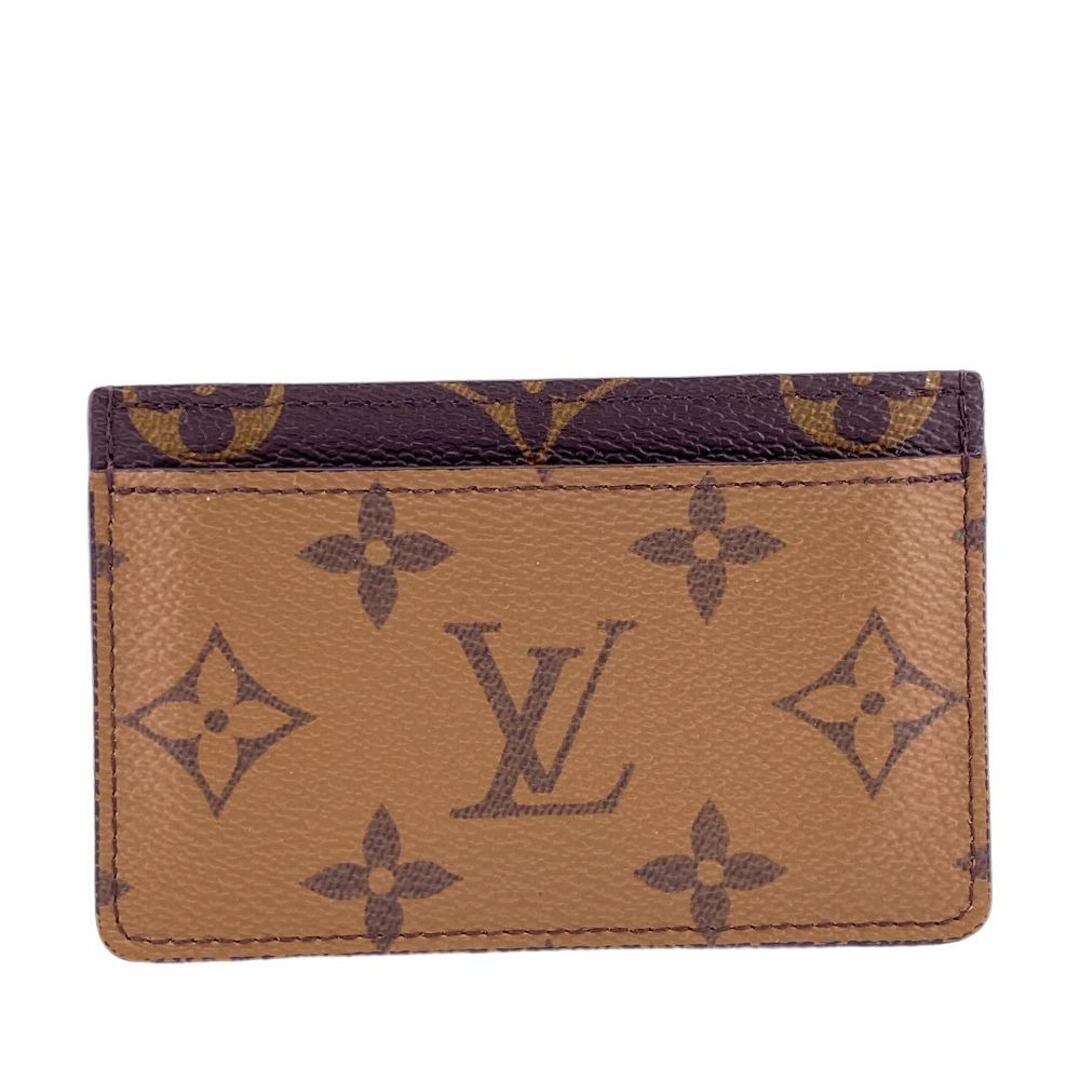 LOUIS VUITTON(ルイヴィトン)のルイヴィトン LOUIS VUITTON カードケース
 モノグラム リバース ポルトカルトサーンプル M69161 ブラウン レディースのファッション小物(パスケース/IDカードホルダー)の商品写真