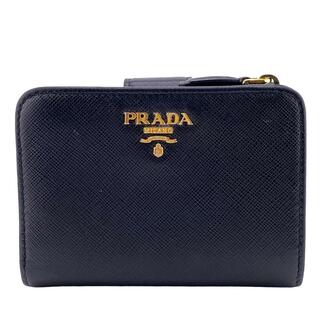 プラダ(PRADA)のプラダ PRADA 二つ折り財布
 サフィアーノ 1ML018 ブラック(財布)