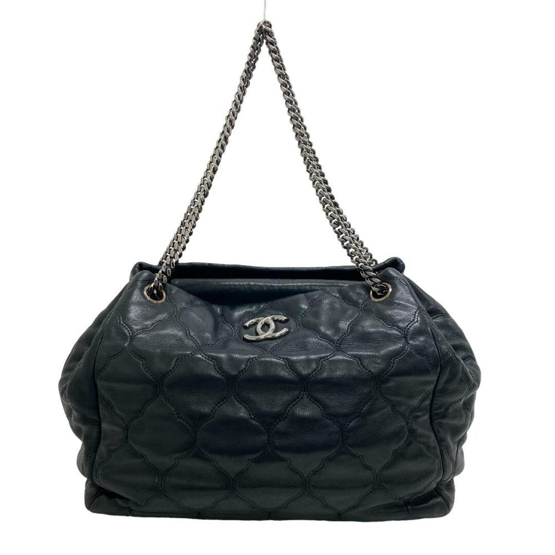 CHANEL(シャネル)のシャネル CHANEL ハンドバッグ
 ココマーク バブルキルト チェーンショルダー ブラック レディースのバッグ(ハンドバッグ)の商品写真