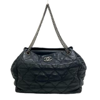 シャネル(CHANEL)のシャネル CHANEL ハンドバッグ
 ココマーク バブルキルト チェーンショルダー ブラック(ハンドバッグ)