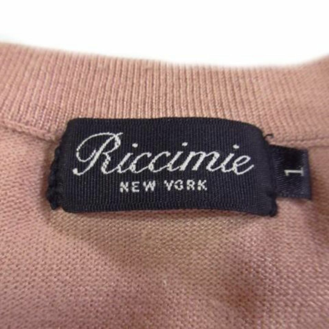 Riccimie New York(リッチミーニューヨーク)のリッチミーニューヨーク カーディガン ニット 1 ピンク 210507AH11S レディースのトップス(カーディガン)の商品写真