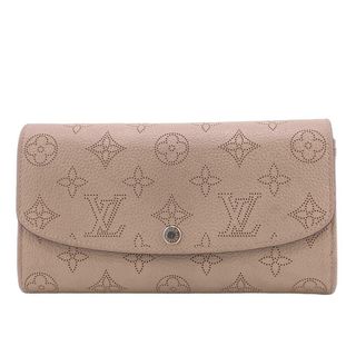 ルイヴィトン(LOUIS VUITTON)のルイヴィトン LOUIS VUITTON 長財布
 モノグラムマヒナ ポルトフォイユ イリス M60144 ベージュ(財布)