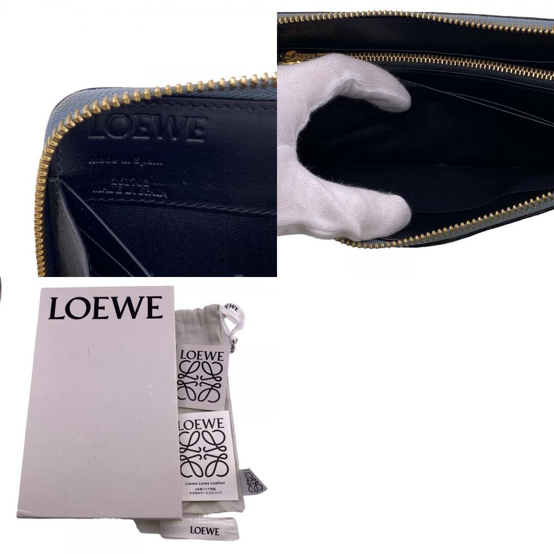 LOEWE(ロエベ)のロエベ LOEWE 長財布
 リピートアナグラム ブルー レディースのファッション小物(財布)の商品写真
