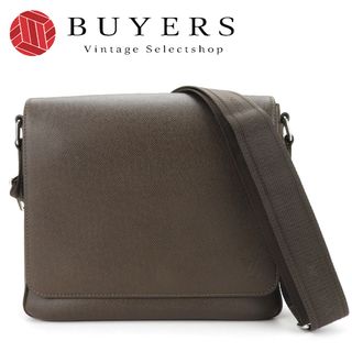 ルイヴィトン(LOUIS VUITTON)の【中古】 ルイ・ヴィトン ショルダーバッグ ロマンPM M32778 タイガ グリズリ ブラウン シルバー金具 斜め掛け カジュアル モダン メンズ 男性 LOUIS VUITTON(ショルダーバッグ)