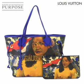 ルイヴィトン(LOUIS VUITTON)の新品同様 ルイ ヴィトン LOUIS VUITTON マスターズ ゴーギャン ネヴァーフル MM トート バッグ マルチカラー ブルー M43359 VLP 90224020(トートバッグ)