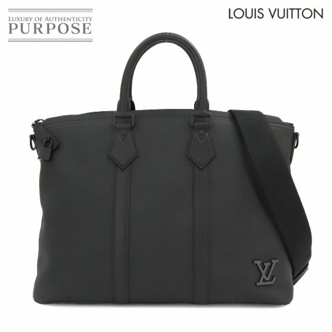 LOUIS VUITTON(ルイヴィトン)の未使用 展示品 ルイ ヴィトン LOUIS VUITTON アエログラム ロックイット トート ショルダー バッグ レザー ブラック M59158 RFID VLP 90227461 メンズのバッグ(トートバッグ)の商品写真