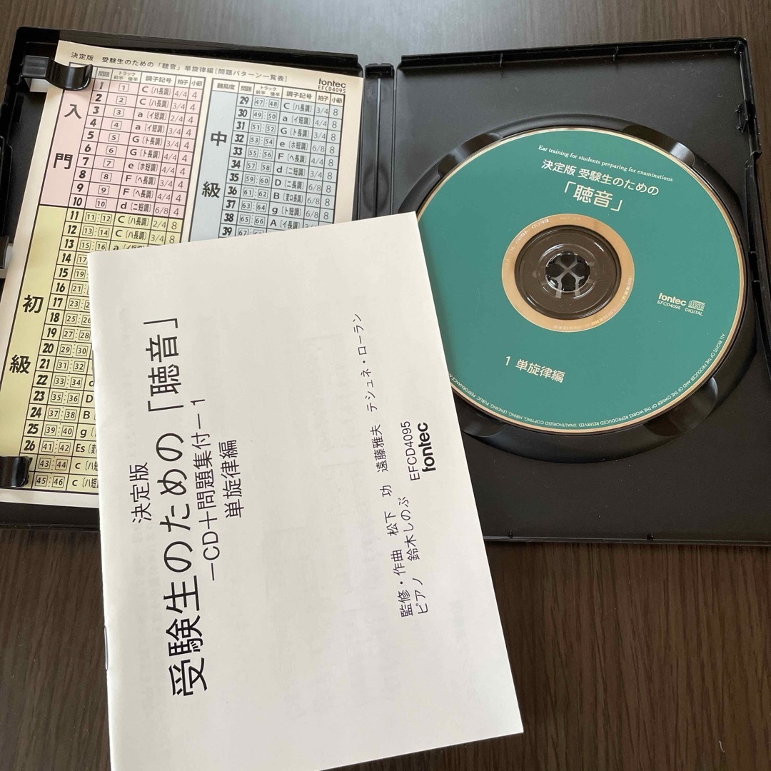 【決定版】受験生のための「聴音」　CD＋問題集付1《単旋律編》 エンタメ/ホビーの本(語学/参考書)の商品写真