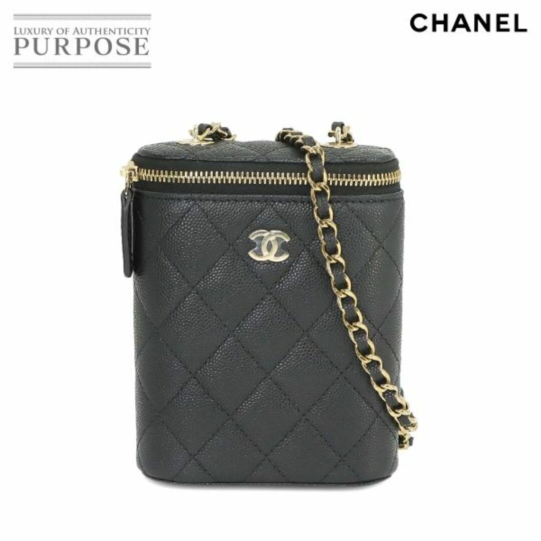 CHANEL(シャネル)の未使用 展示品 シャネル CHANEL マトラッセ チェーン ショルダー バッグ キャビアスキン レザー ブラック ゴールド 金具 VLP 80228408 レディースのバッグ(ショルダーバッグ)の商品写真