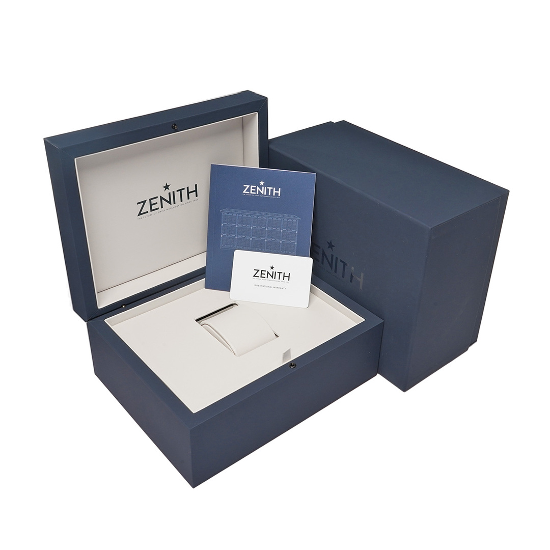 ZENITH(ゼニス)の中古 ゼニス ZENITH 03.3107.3600/56.M3100 グリーンラッカー メンズ 腕時計 メンズの時計(腕時計(アナログ))の商品写真