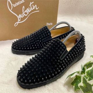 クリスチャンルブタン(Christian Louboutin)の現行 クリスチャンルブタン Roller Boat スタッズ レザー スリッポン(スニーカー)