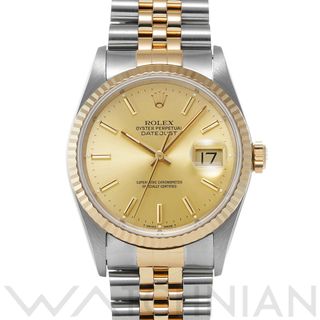 ロレックス(ROLEX)の中古 ロレックス ROLEX 16233 E番(1990年頃製造) シャンパン メンズ 腕時計(腕時計(アナログ))