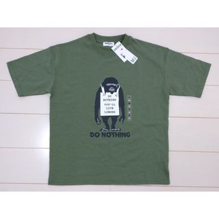 未使用 ライトオン バンクシーコラボTシャツ メンズMサイズ オリーブ色(Tシャツ/カットソー(半袖/袖なし))