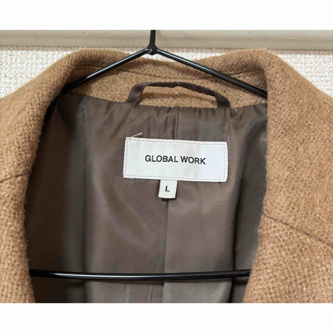 GLOBAL WORK メンズコート メンズのジャケット/アウター(チェスターコート)の商品写真