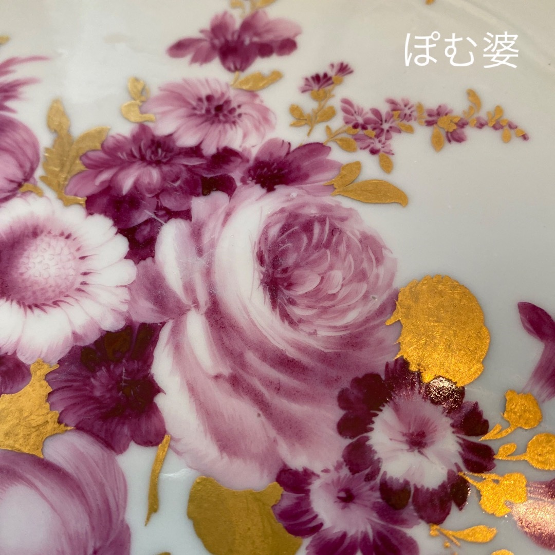 MEISSEN - 【アンティークマイセン】18世紀/楕円皿 トレイ MEISSEN - 【アンティークマイセン】18世紀/楕円皿 トレイ