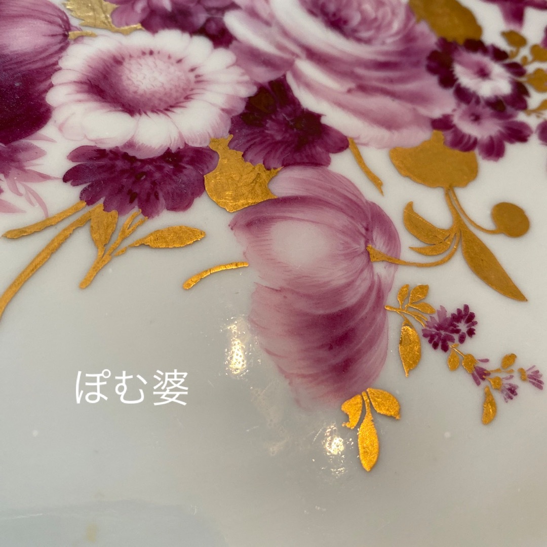 MEISSEN - 【アンティークマイセン】18世紀/楕円皿 トレイ MEISSEN - 【アンティークマイセン】18世紀/楕円皿 トレイ