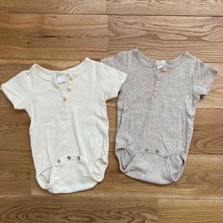 H&M - H&M エイチアンドエム ボディスーツ 2枚セット