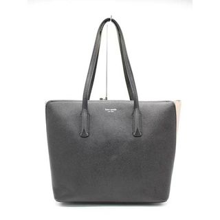 ケイトスペードニューヨーク(kate spade new york)の【新入荷】★kate spade new york/ケイトスペード ニューヨーク★PXRUA226/バイカラーレザートートバッグ/A4/きれいめ/バッグ/鞄 ブラック×グレー/黒×灰色 レディース【中古】春夏秋冬 723042(トートバッグ)