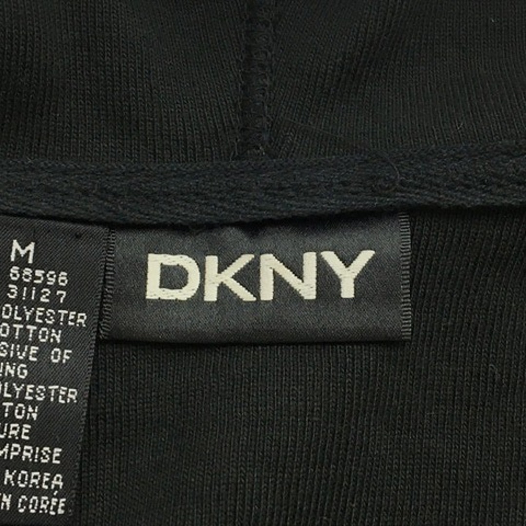 DKNY(ダナキャランニューヨーク)のダナキャランニューヨーク ベスト フード ジップアップ ノースリーブ M 黒 レディースのトップス(ベスト/ジレ)の商品写真