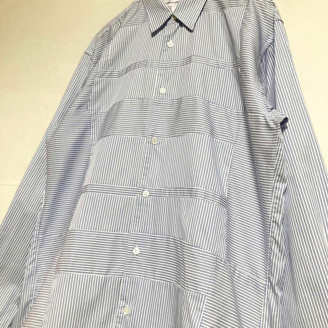 COMME des GARCONS SHIRT(コムデギャルソンシャツ)のLサイズ！COMME des GARCONS shirt 再構築ストライプシャツ その他のその他(その他)の商品写真