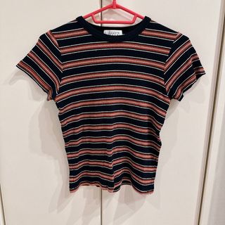 ローリーズファーム(LOWRYS FARM)のLOWRYSFARM ローリーズファーム アソートリブTシャツ Mサイズ(Tシャツ(半袖/袖なし))