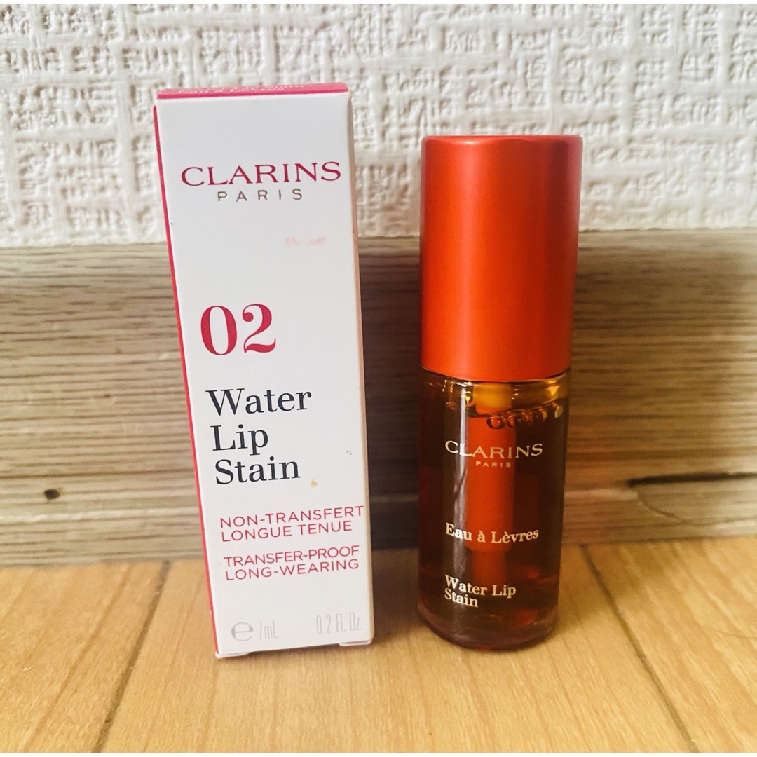 CLARINS(クラランス)のクラランス  ウォーターリップステイン 02 オレンジ コスメ/美容のベースメイク/化粧品(口紅)の商品写真