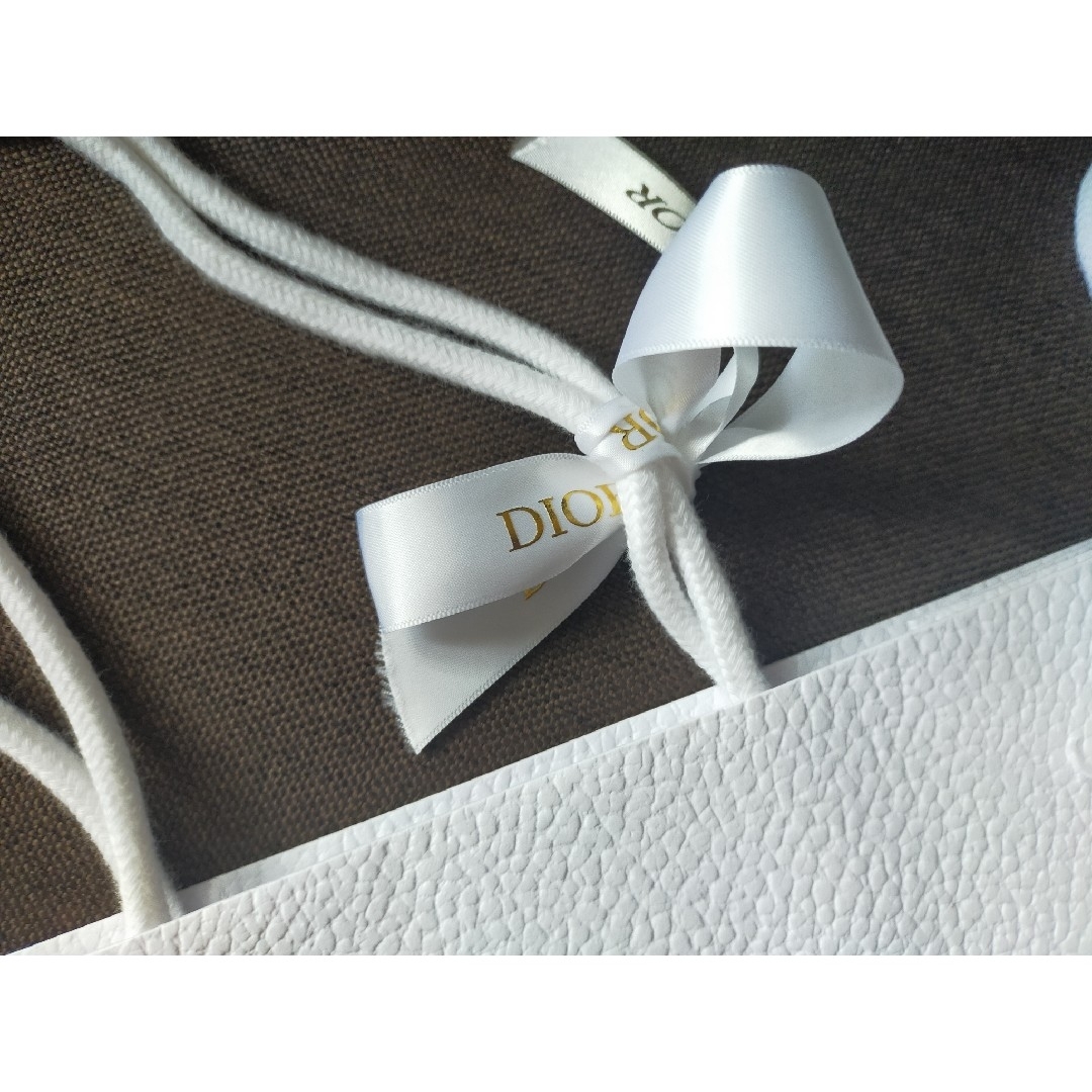 Dior(ディオール)のDIOR ディオール ショッパー 紙袋 2枚ｾｯﾄ ギフトラッピング プレゼント レディースのバッグ(ショップ袋)の商品写真