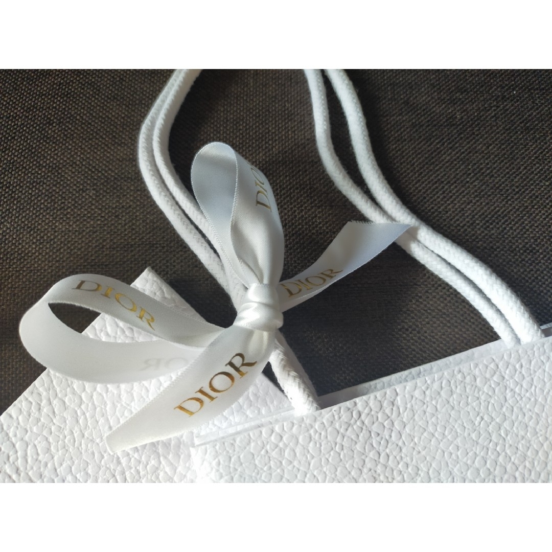 Dior(ディオール)のDIOR ディオール ショッパー 紙袋 2枚ｾｯﾄ ギフトラッピング プレゼント レディースのバッグ(ショップ袋)の商品写真