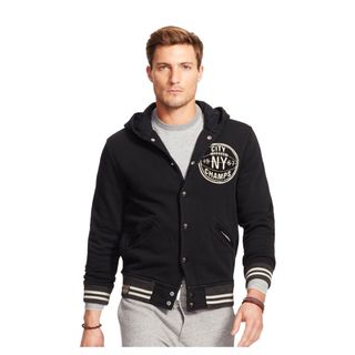 POLO RALPH LAUREN - Polo Ralph Lauren Hooded Baseball Jacket