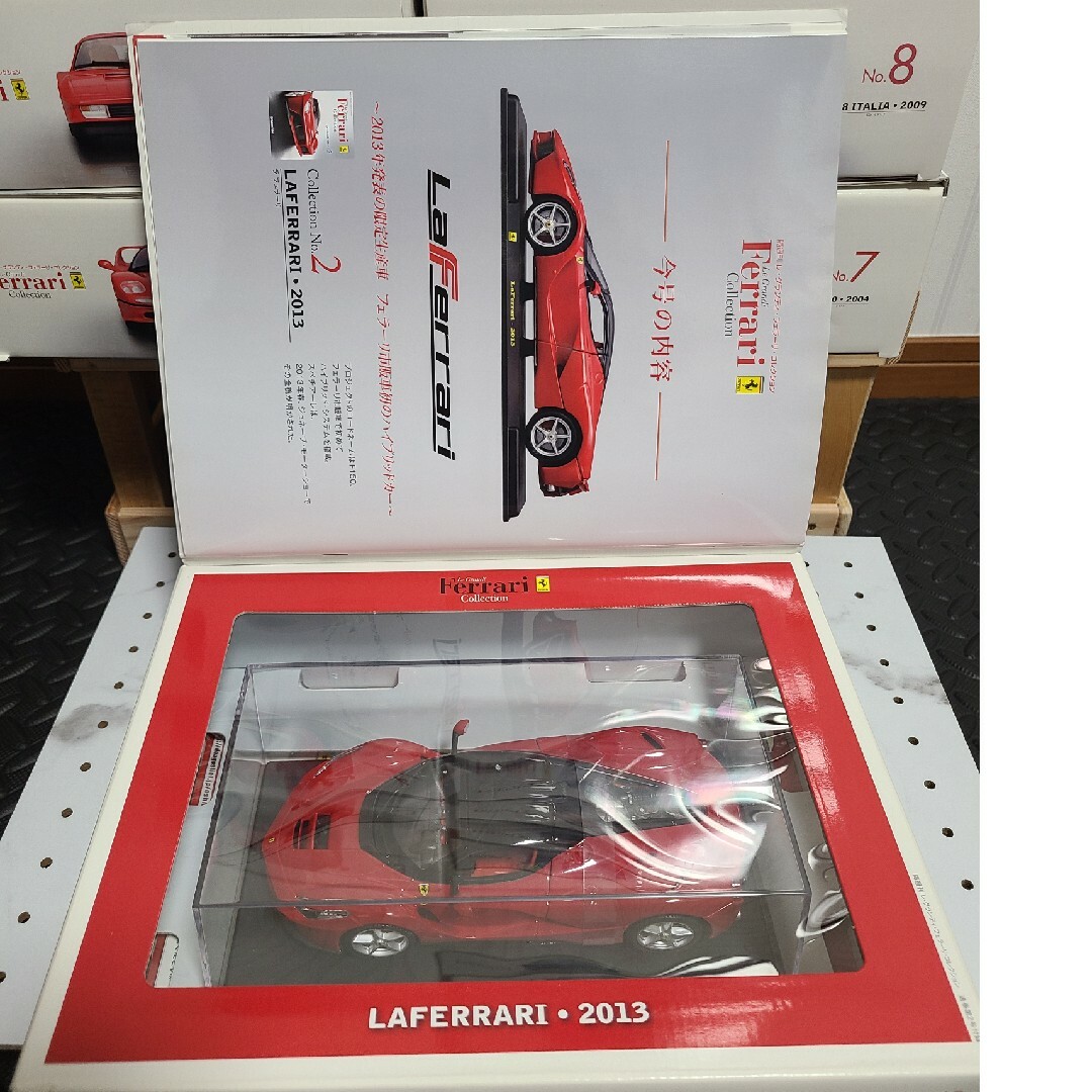 Ferrari(フェラーリ)のディアゴスティーニ　レ・グランディ・フェラーリ・コレクション1/24隔週刊11点 エンタメ/ホビーのおもちゃ/ぬいぐるみ(ミニカー)の商品写真