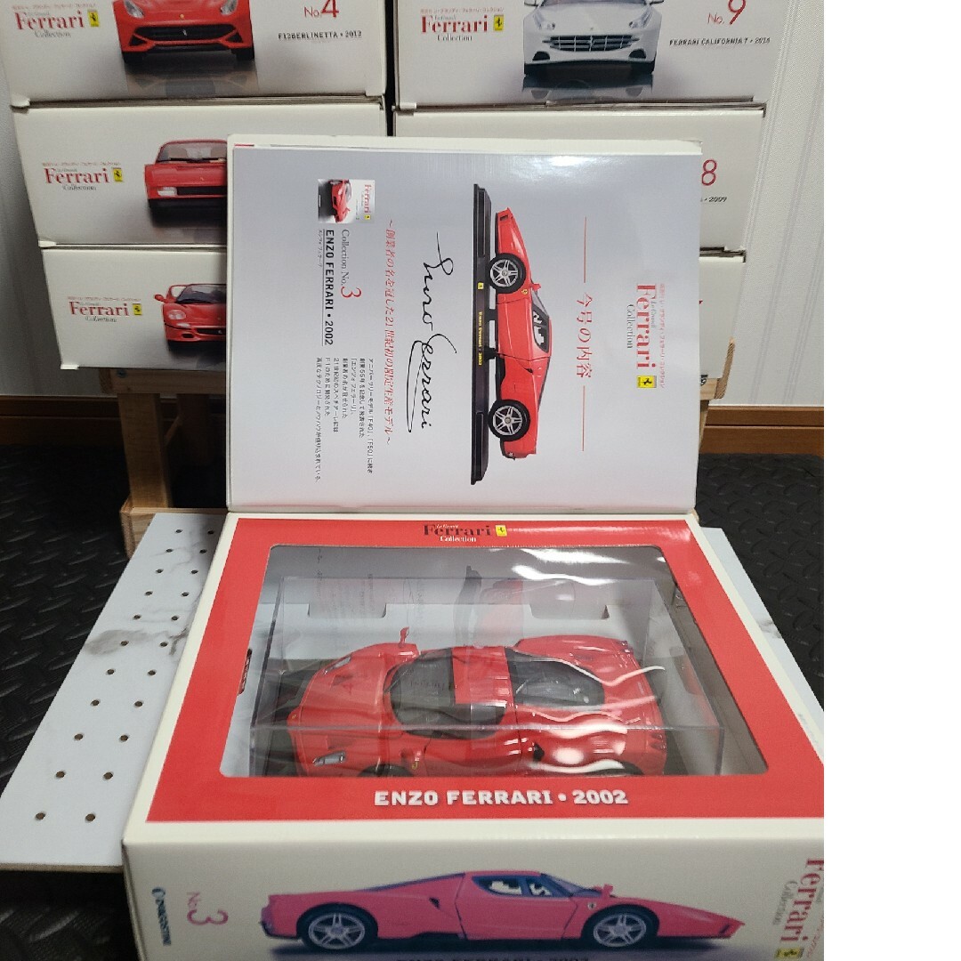 Ferrari(フェラーリ)のディアゴスティーニ　レ・グランディ・フェラーリ・コレクション1/24隔週刊11点 エンタメ/ホビーのおもちゃ/ぬいぐるみ(ミニカー)の商品写真