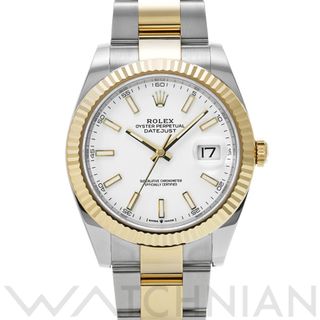 ロレックス(ROLEX)の中古 ロレックス ROLEX 126333 ランダムシリアル ホワイト メンズ 腕時計(腕時計(アナログ))