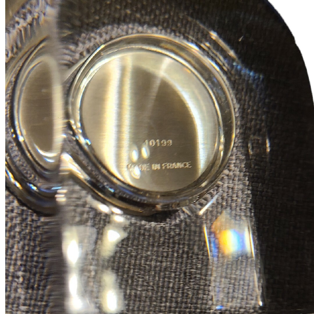 Baccarat(バカラ)のBaccarat  バカラベガクロック クリスタル ガラス置時計 インテリア/住まい/日用品のインテリア小物(置時計)の商品写真
