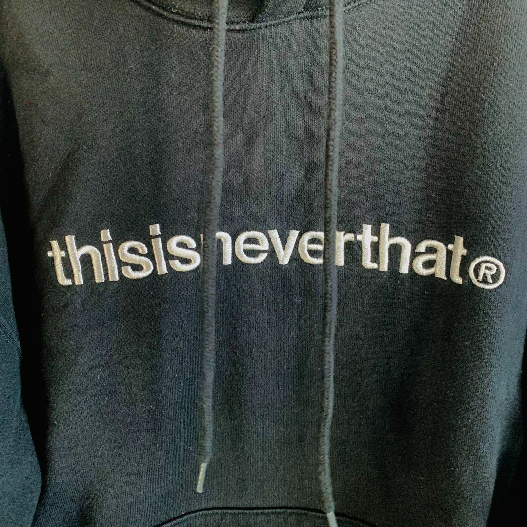 thisisneverthat(ディスイズネバーザット)のthisisneverthat ネバザ パーカー フーディー S ブラック メンズのトップス(パーカー)の商品写真