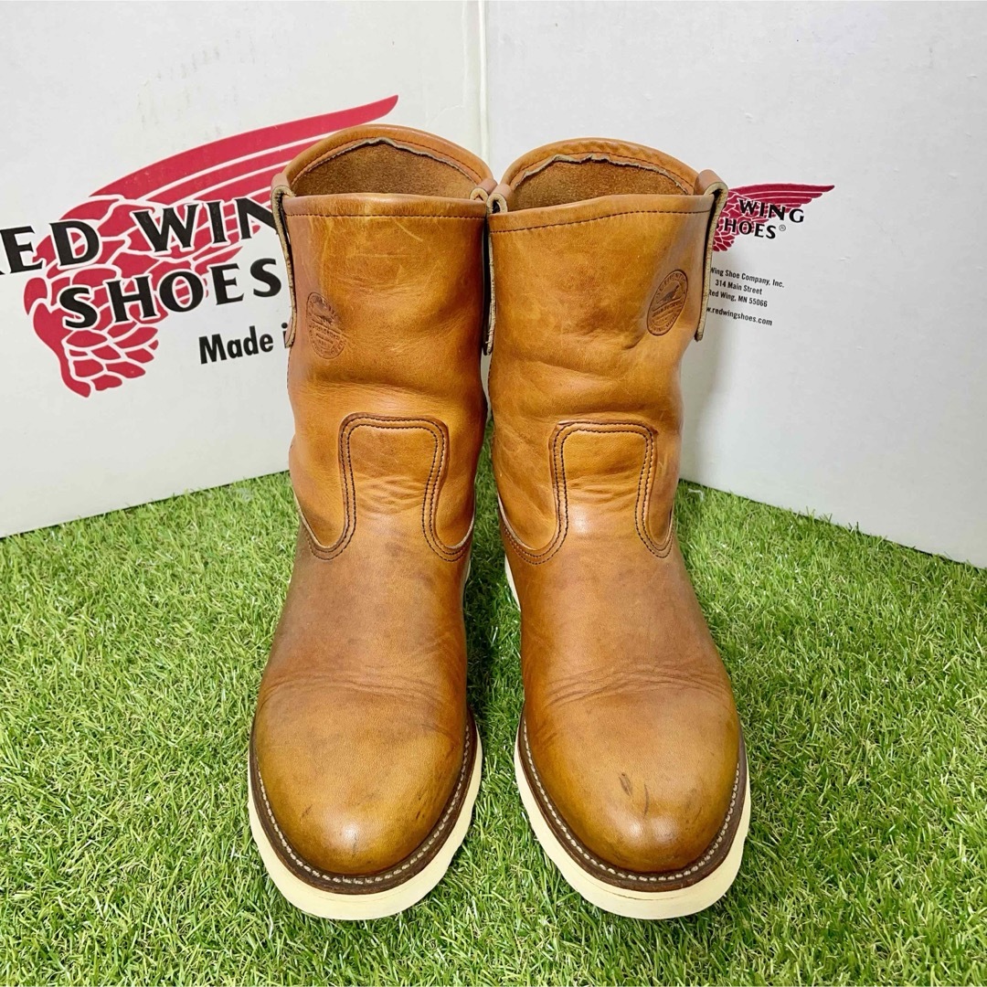 REDWING(レッドウィング)の【安心品質0298】廃盤レッドウイング866ブーツ26-27送料無料ペコス犬刻 メンズの靴/シューズ(ブーツ)の商品写真