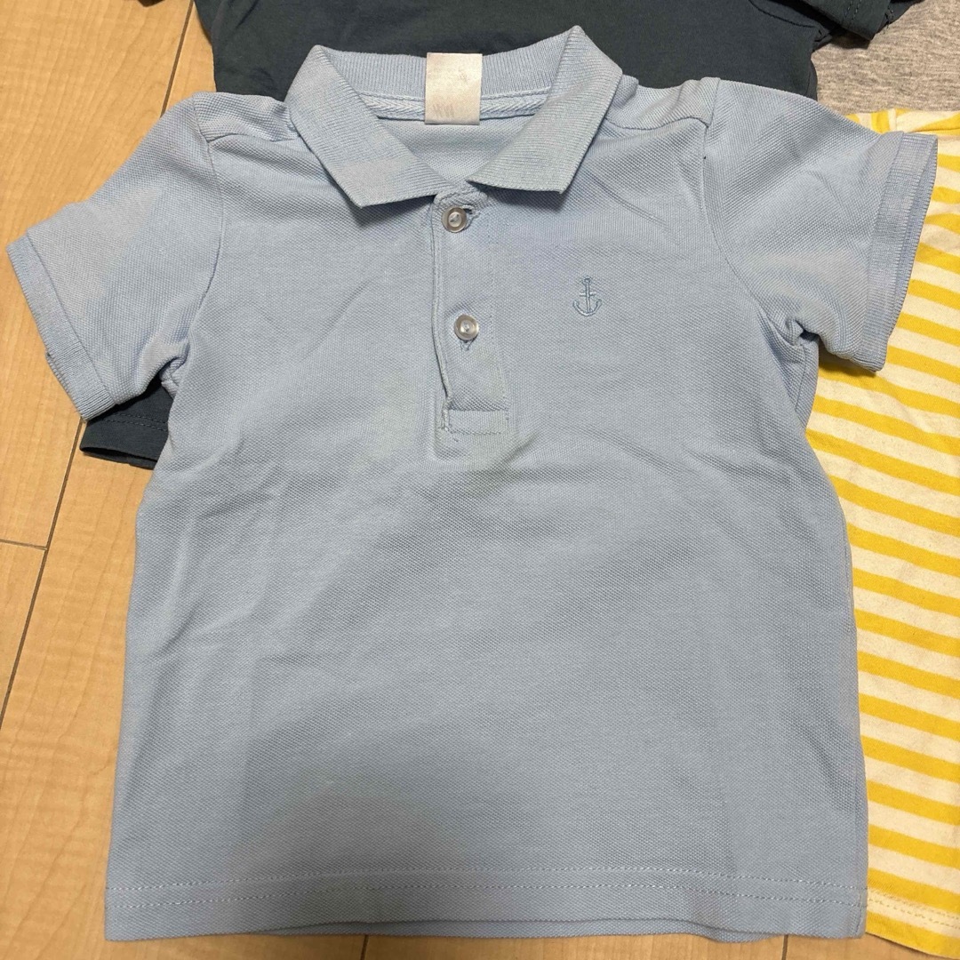 子供服まとめ売り　トップス　80サイズ　半袖　Tシャツ　H&M  保育園着 キッズ/ベビー/マタニティのベビー服(~85cm)(Ｔシャツ)の商品写真