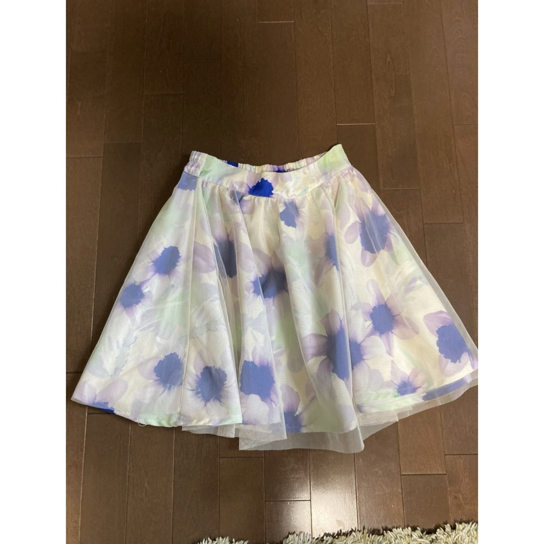 poolstudioarivierフラワーチュールスカートフリーサイズ レディースのスカート(ひざ丈スカート)の商品写真