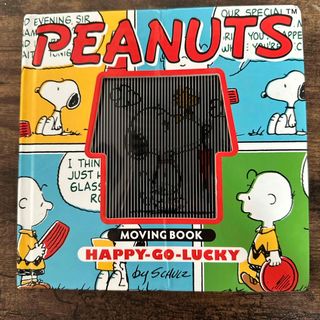 ピーナッツ(PEANUTS)のＰＥＡＮＵＴＳ　ＭＯＶＩＮＧ　ＢＯＯＫ　ＨＡＰＰＹ－ＧＯ－ＬＵＣＫＹ(絵本/児童書)