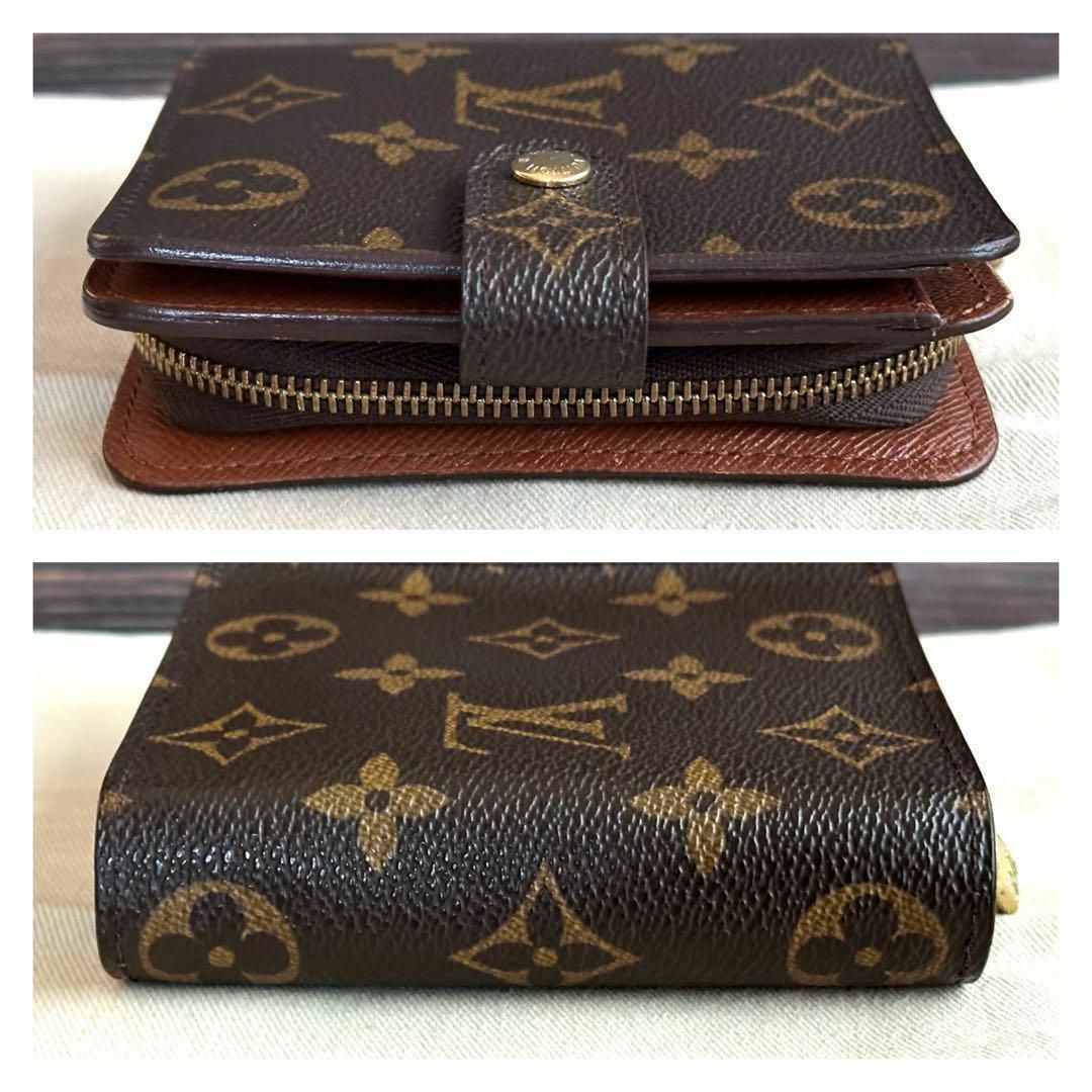 LOUIS VUITTON(ルイヴィトン)の【美品☆】ルイヴィトン コンパクトジップ　モノグラム　折り財布 レディースのファッション小物(財布)の商品写真