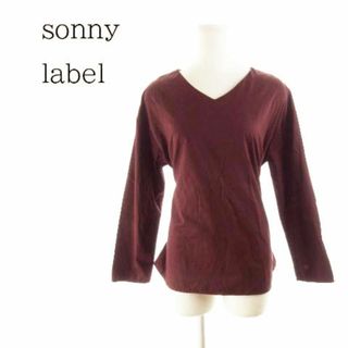 サニーレーベル(Sonny Label)のサニーレーベル ブラウス バックリボン 長袖 F 紫 210716YH4A(シャツ/ブラウス(長袖/七分))