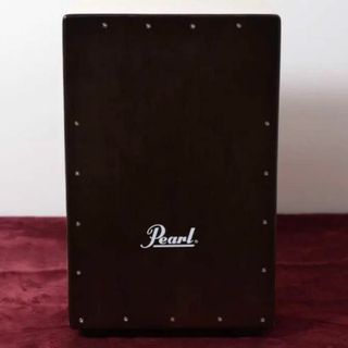 【7715】 pearl カホン 黒 ベージュ PCB-511CC cajon