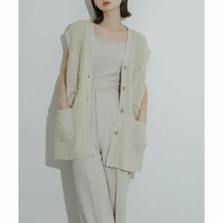 SENSE OF PLACE by URBAN RESEARCH - 【BEIGE】ドロストニットベスト